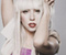 Krásna blondínka Lady Gaga s make-up