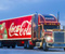 Raudona &quot;Coca Cola&quot; Kalėdų Sunkvežimis