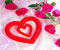 mīļš un sirdis rozes