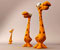 puzzle na czele żyrafy