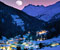 Qyteti Ski at Night
