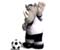 Funny Rhinos Soccer Player