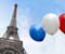 Eiffel Tower and baloons