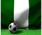 Nigeria Flag With Football