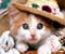 Крихітні Hat Cat