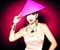 Jennifer Lopez China Pink Hat