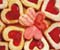 Láska srdce cookies