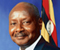 Museveni Blue Backgrownd