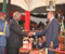 Former President Kibaki Greets President Kenyatta