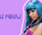 Nicki Minaj Blue Hair