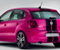 Pink Volkswagen Polo