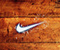 Fából Nike Logo