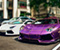 Purple Tron Lamborghini Aventador