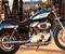 Harley Davidson Motorcycle Biru