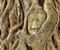 Popular Place Head Of Sandstone Buddha In Roots