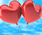 Baloni Hearts Mīlestība
