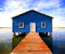 plava voda kuća