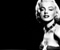 Marilyn Monroe juoda ir balta