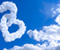 Ditën e Shën Valentinit Dashuria Clouds