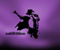 MJ The King Of Pop Purple Background